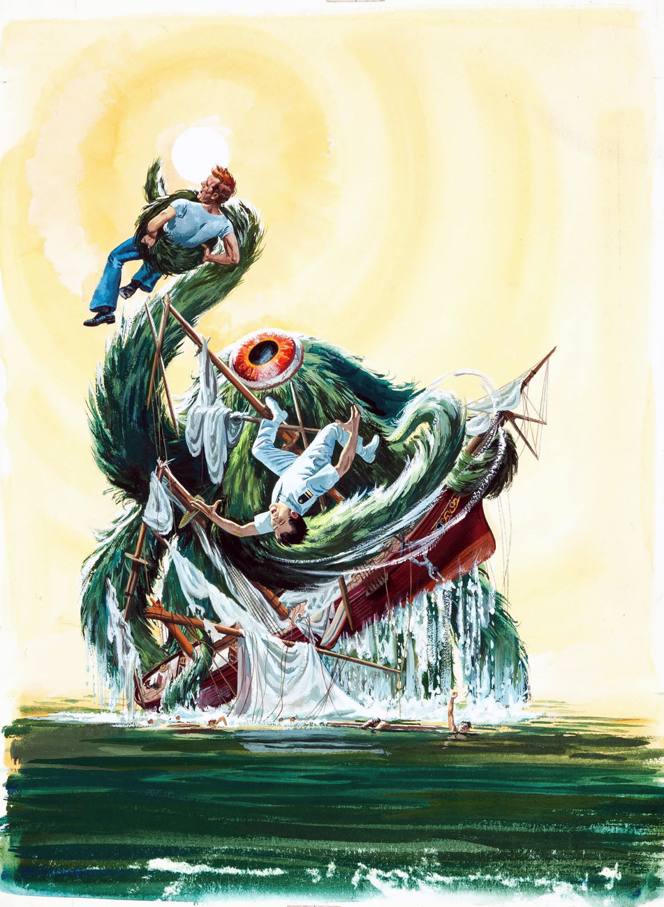 BorisKarloff-GeorgeWilsonOriginalart