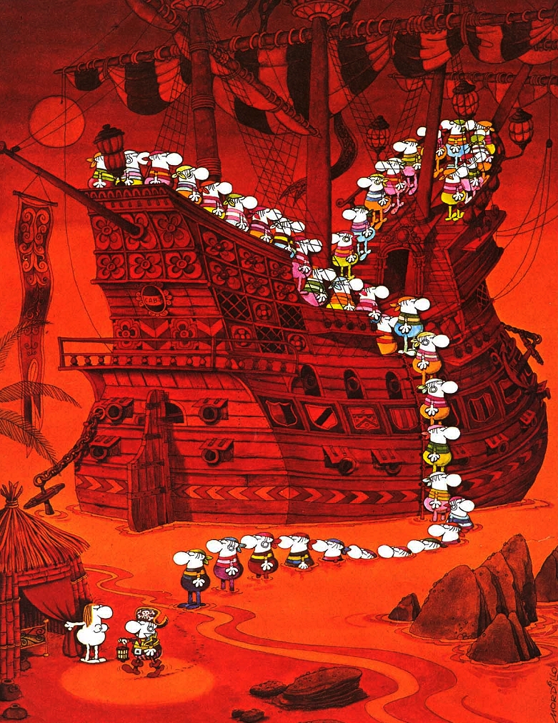 Mordillo's Flights of Fancy – Who's Out There?