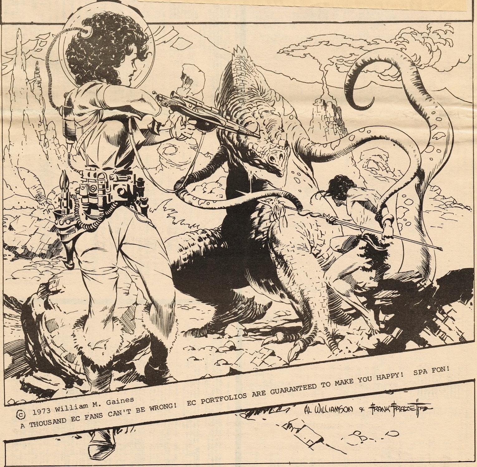 Weird Fantasy #21-detail