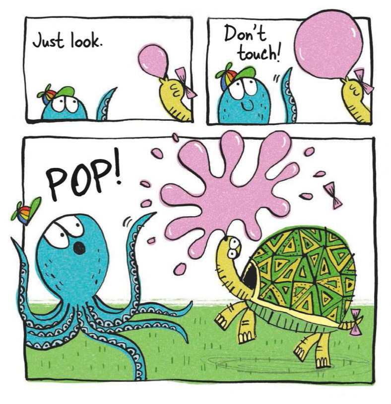 Touchy the Octopus Touches Everything