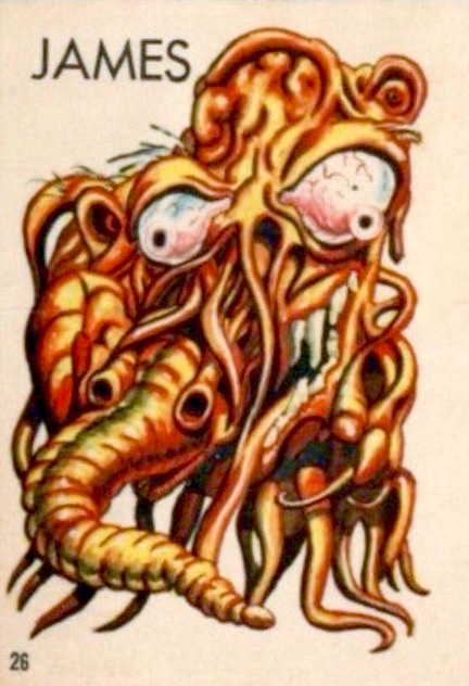 ToppsUglyStickersJames